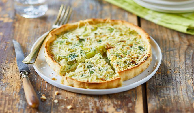 Tarte aux poireaux
